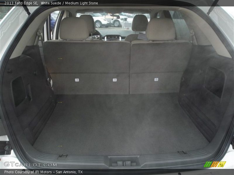 White Suede / Medium Light Stone 2013 Ford Edge SE