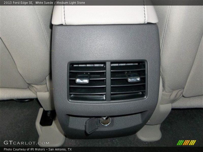 White Suede / Medium Light Stone 2013 Ford Edge SE