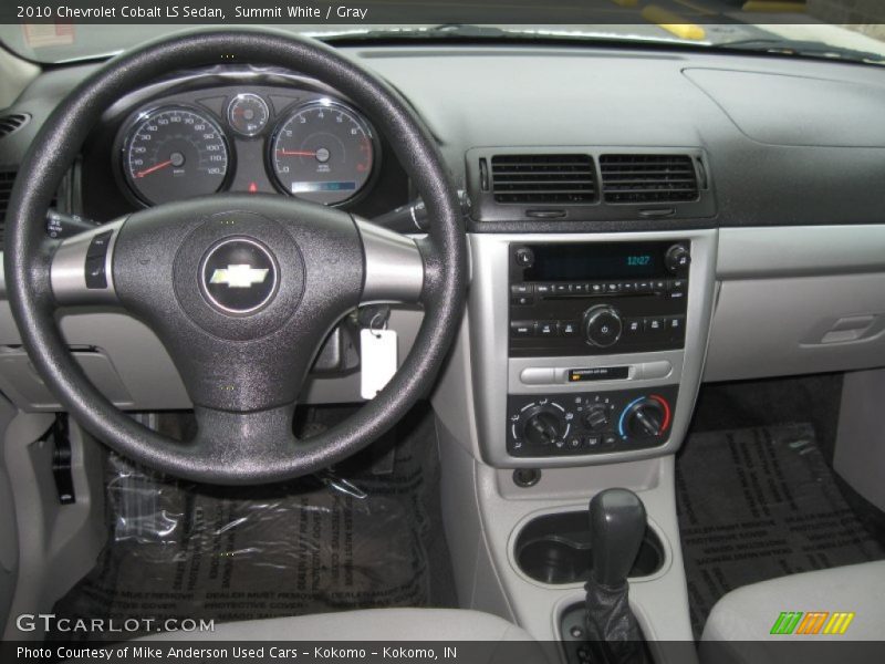 Summit White / Gray 2010 Chevrolet Cobalt LS Sedan