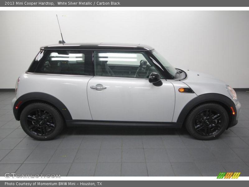 White Silver Metallic / Carbon Black 2013 Mini Cooper Hardtop