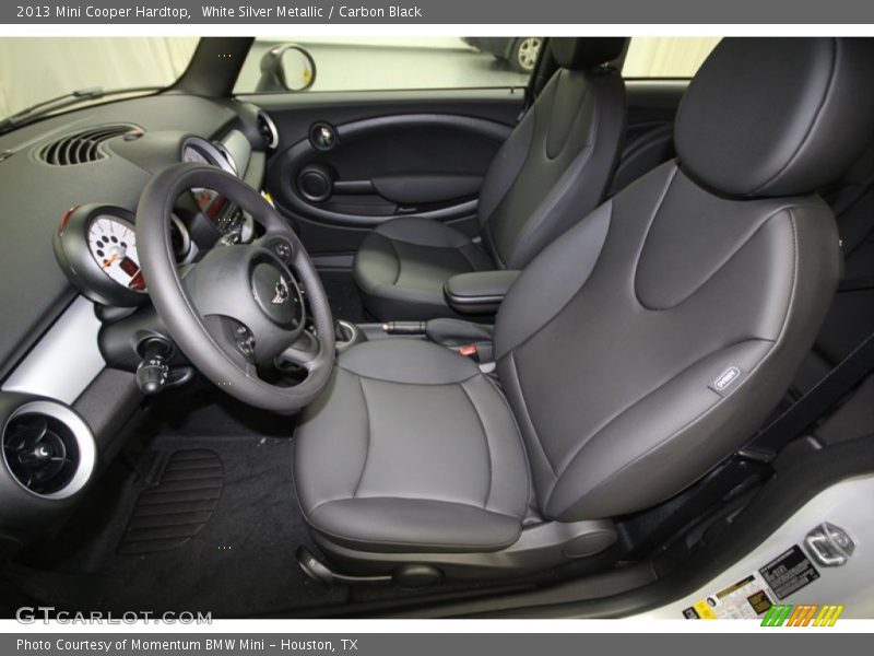 White Silver Metallic / Carbon Black 2013 Mini Cooper Hardtop
