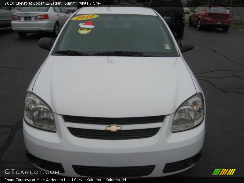 Summit White / Gray 2010 Chevrolet Cobalt LS Sedan