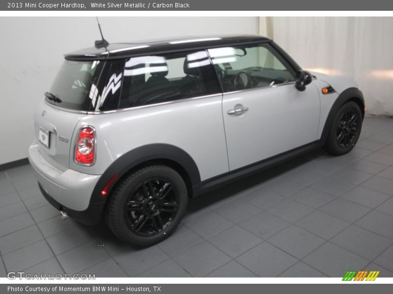 White Silver Metallic / Carbon Black 2013 Mini Cooper Hardtop