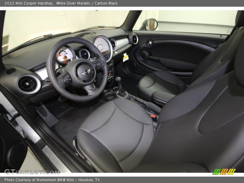 White Silver Metallic / Carbon Black 2013 Mini Cooper Hardtop