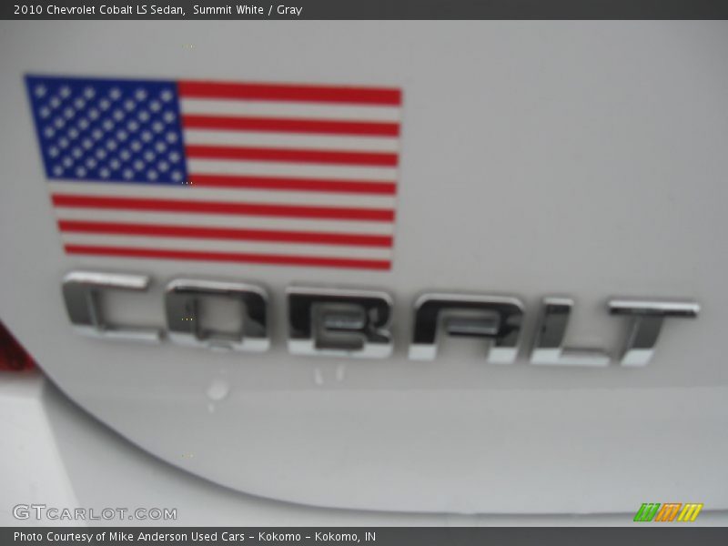 Summit White / Gray 2010 Chevrolet Cobalt LS Sedan