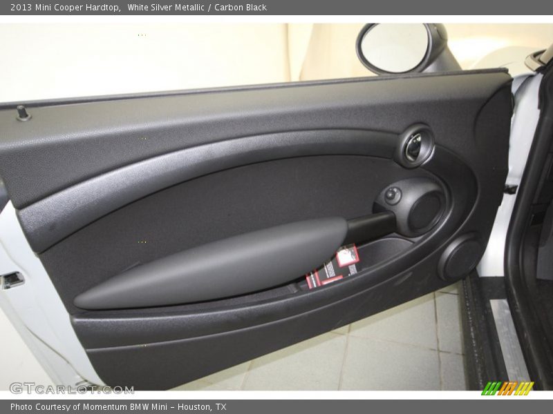 White Silver Metallic / Carbon Black 2013 Mini Cooper Hardtop
