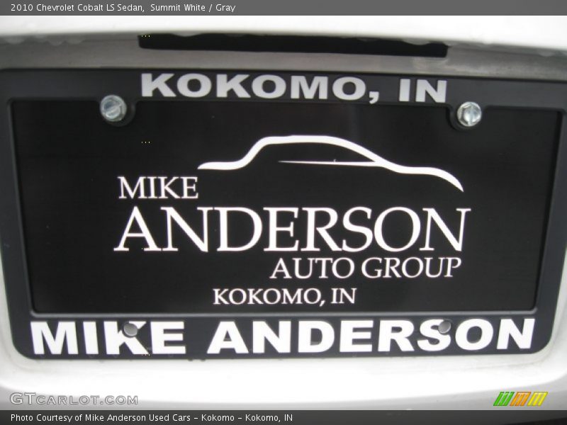 Summit White / Gray 2010 Chevrolet Cobalt LS Sedan
