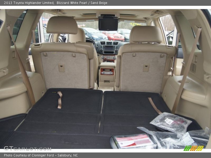 Blizzard White Pearl / Sand Beige 2013 Toyota Highlander Limited