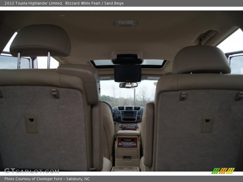 Blizzard White Pearl / Sand Beige 2013 Toyota Highlander Limited