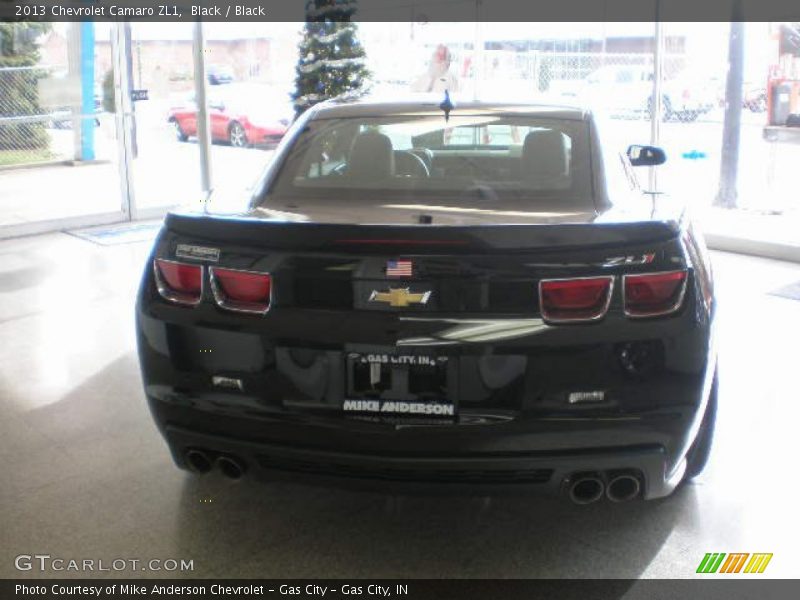 Black / Black 2013 Chevrolet Camaro ZL1