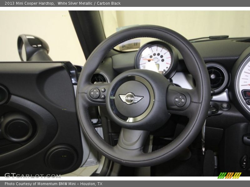 White Silver Metallic / Carbon Black 2013 Mini Cooper Hardtop