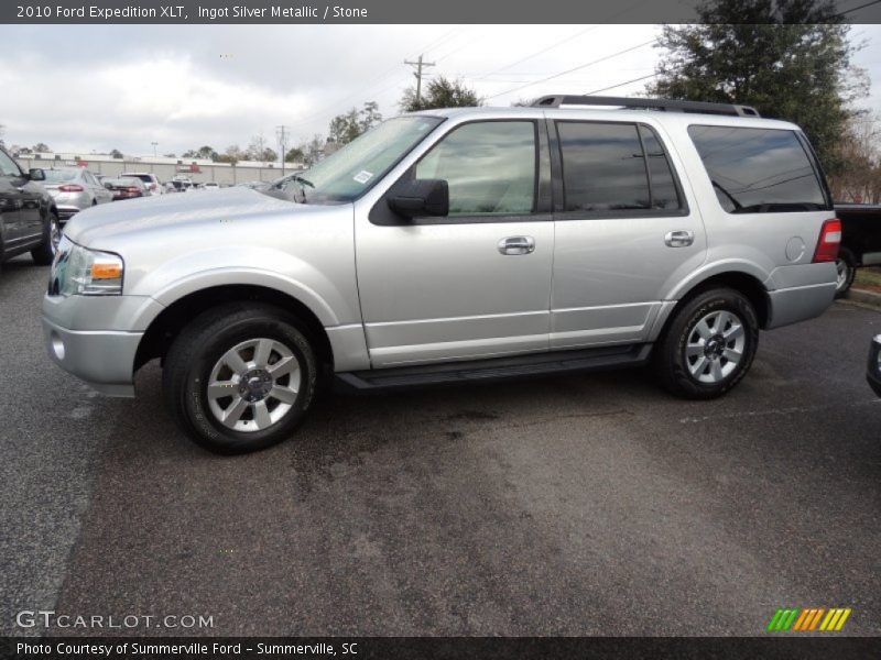 Ingot Silver Metallic / Stone 2010 Ford Expedition XLT
