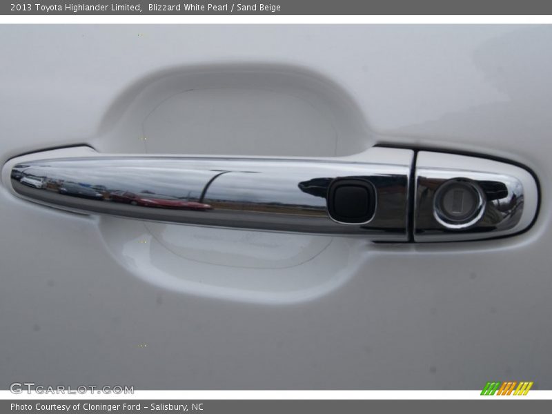 Blizzard White Pearl / Sand Beige 2013 Toyota Highlander Limited