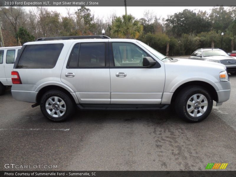Ingot Silver Metallic / Stone 2010 Ford Expedition XLT