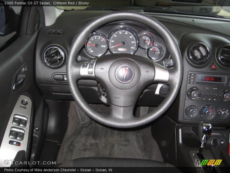 Crimson Red / Ebony 2006 Pontiac G6 GT Sedan