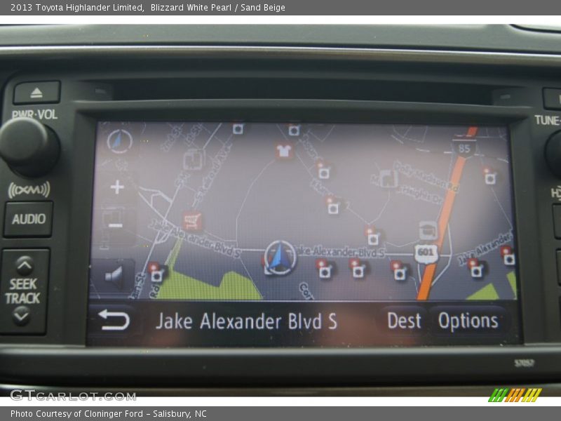 Blizzard White Pearl / Sand Beige 2013 Toyota Highlander Limited