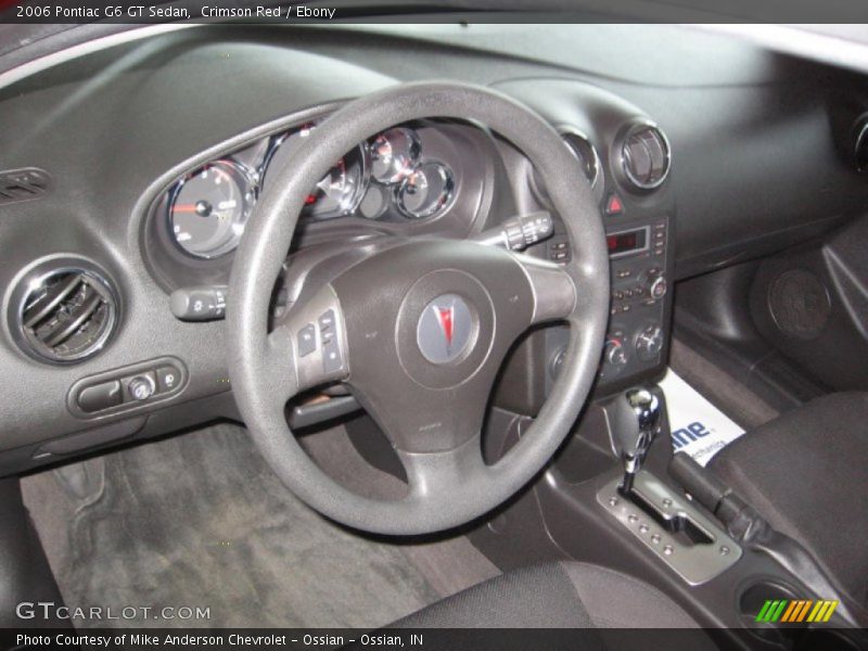 Crimson Red / Ebony 2006 Pontiac G6 GT Sedan