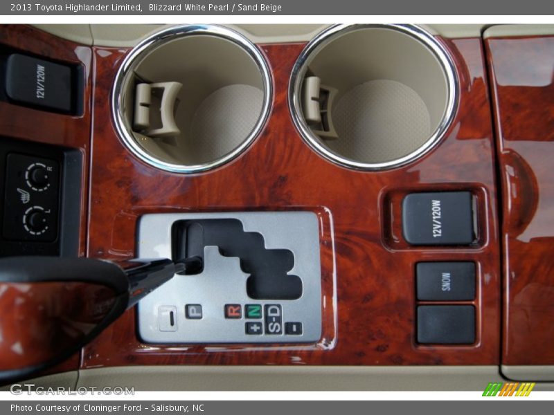 Blizzard White Pearl / Sand Beige 2013 Toyota Highlander Limited