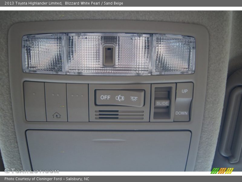 Blizzard White Pearl / Sand Beige 2013 Toyota Highlander Limited
