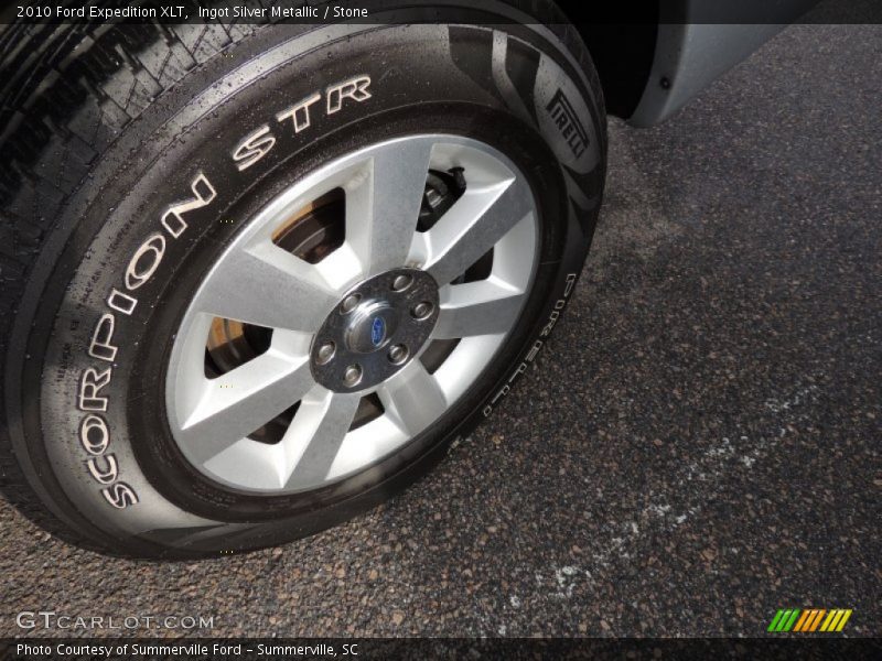 Ingot Silver Metallic / Stone 2010 Ford Expedition XLT