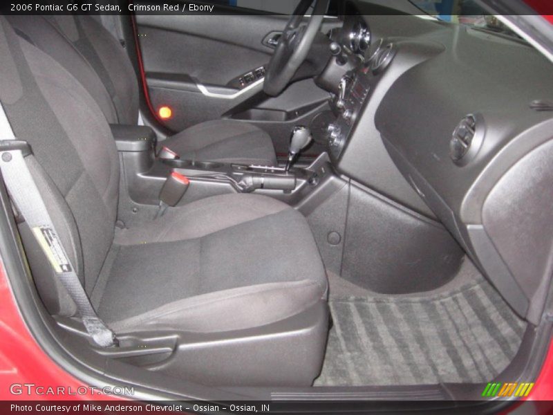 Crimson Red / Ebony 2006 Pontiac G6 GT Sedan