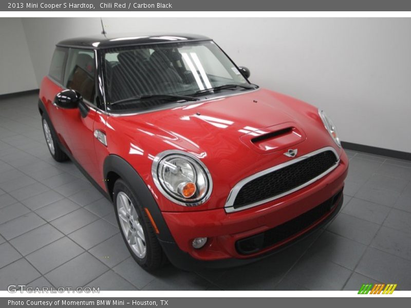 Chili Red / Carbon Black 2013 Mini Cooper S Hardtop