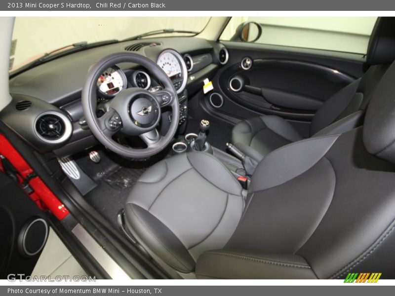 Chili Red / Carbon Black 2013 Mini Cooper S Hardtop