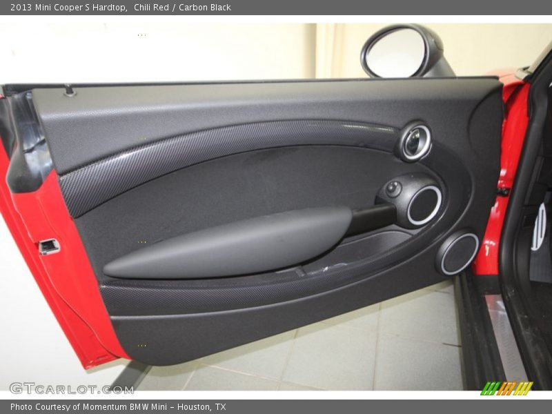 Chili Red / Carbon Black 2013 Mini Cooper S Hardtop