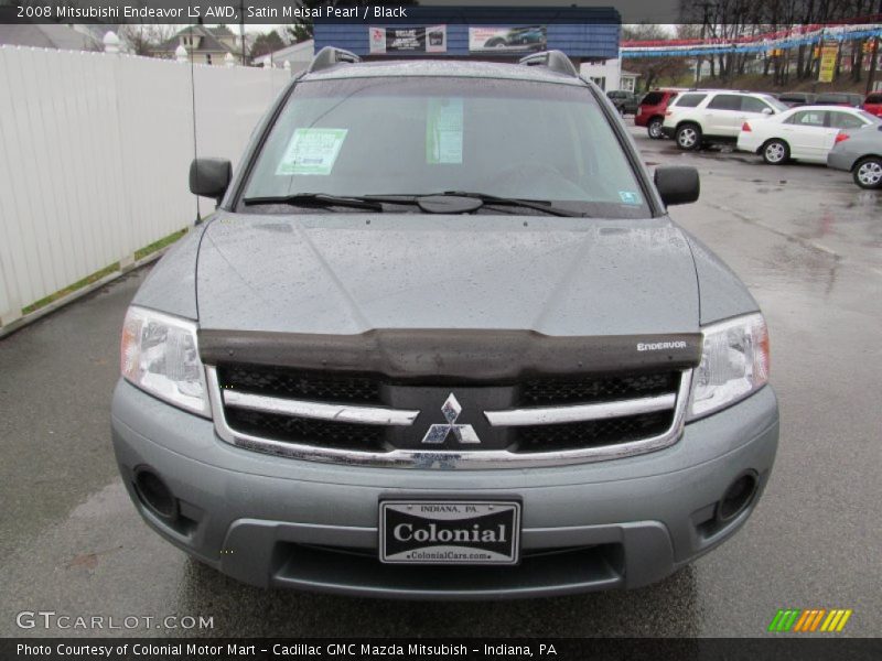 Satin Meisai Pearl / Black 2008 Mitsubishi Endeavor LS AWD