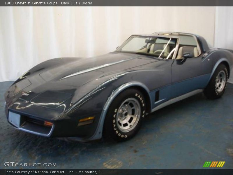 Dark Blue / Oyster 1980 Chevrolet Corvette Coupe