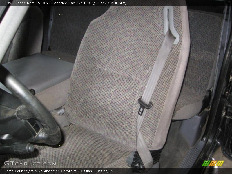 Black / Mist Gray 1999 Dodge Ram 3500 ST Extended Cab 4x4 Dually