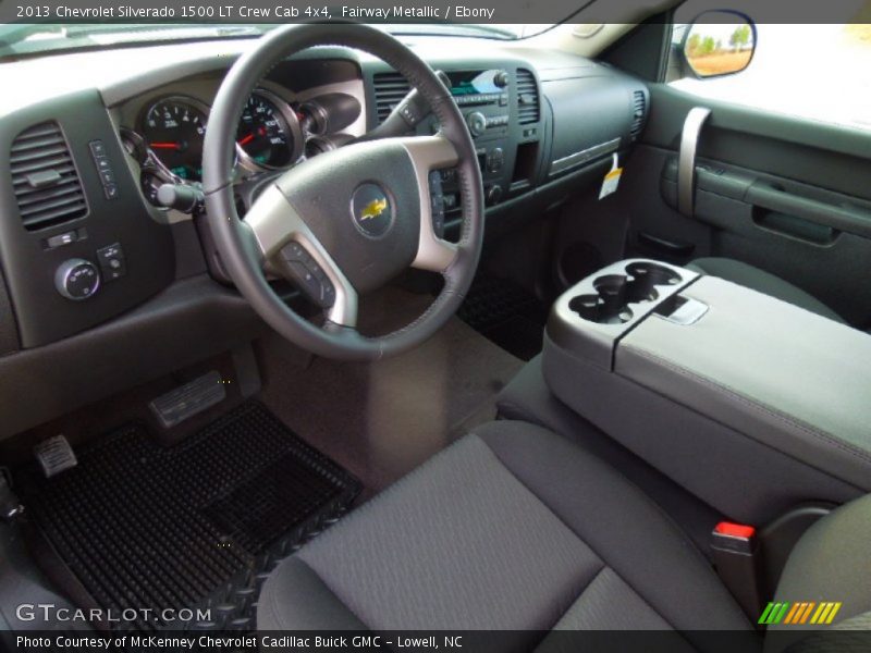Ebony Interior - 2013 Silverado 1500 LT Crew Cab 4x4 