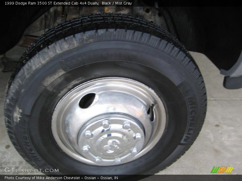 Black / Mist Gray 1999 Dodge Ram 3500 ST Extended Cab 4x4 Dually