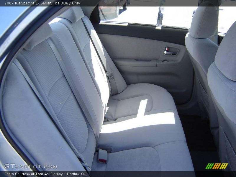 Ice Blue / Gray 2007 Kia Spectra EX Sedan