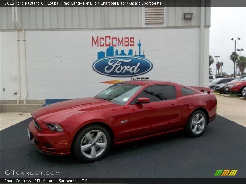 Red Candy Metallic / Charcoal Black/Recaro Sport Seats 2013 Ford Mustang GT Coupe