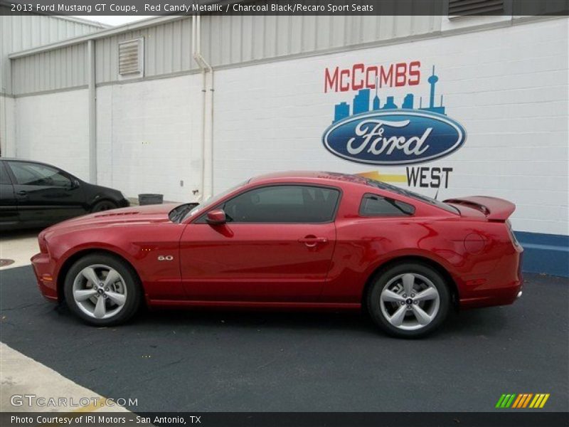 Red Candy Metallic / Charcoal Black/Recaro Sport Seats 2013 Ford Mustang GT Coupe