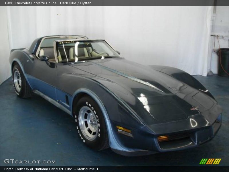 Dark Blue / Oyster 1980 Chevrolet Corvette Coupe