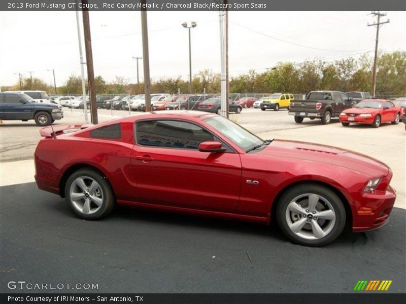 Red Candy Metallic / Charcoal Black/Recaro Sport Seats 2013 Ford Mustang GT Coupe