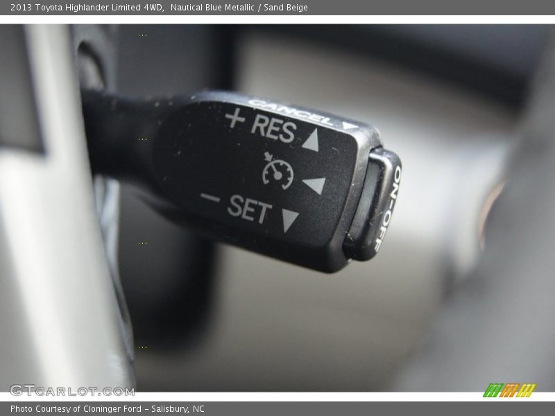 Nautical Blue Metallic / Sand Beige 2013 Toyota Highlander Limited 4WD