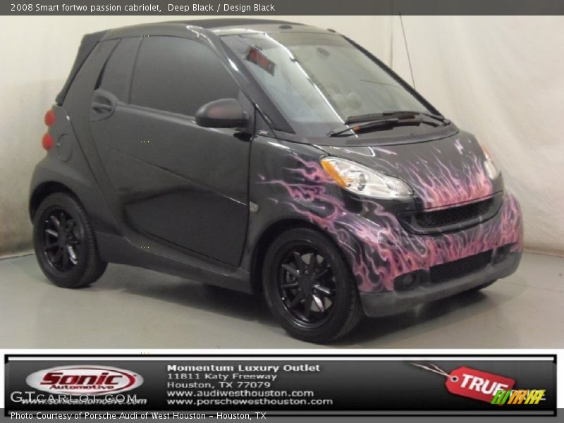 Deep Black / Design Black 2008 Smart fortwo passion cabriolet