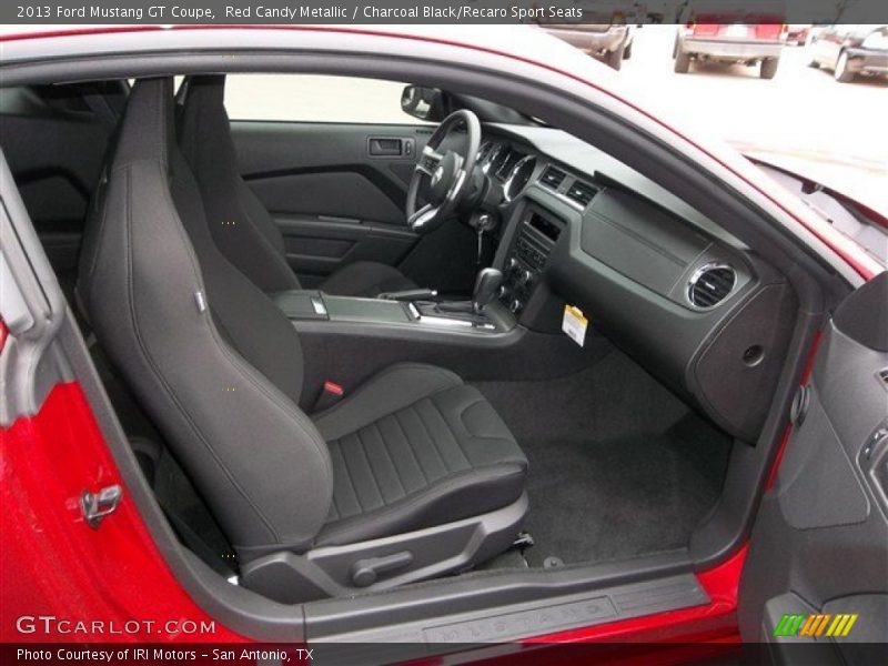  2013 Mustang GT Coupe Charcoal Black/Recaro Sport Seats Interior