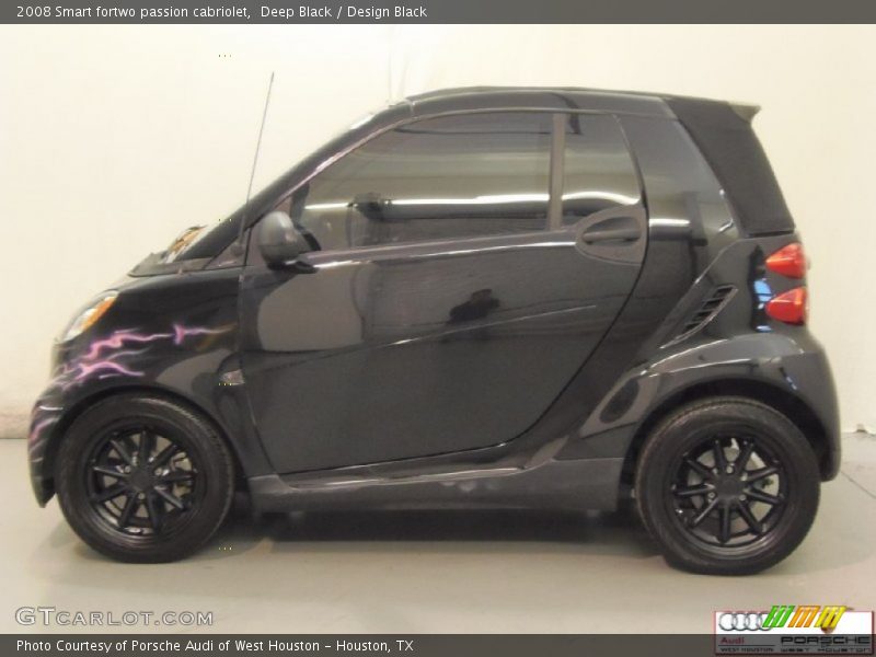 Deep Black / Design Black 2008 Smart fortwo passion cabriolet