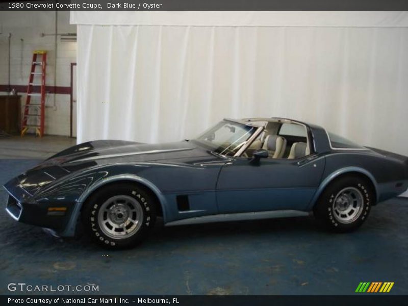 Dark Blue / Oyster 1980 Chevrolet Corvette Coupe