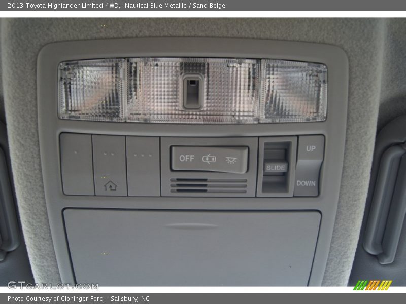 Nautical Blue Metallic / Sand Beige 2013 Toyota Highlander Limited 4WD