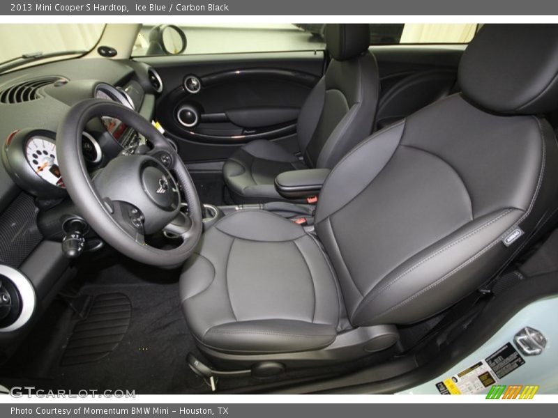 Ice Blue / Carbon Black 2013 Mini Cooper S Hardtop