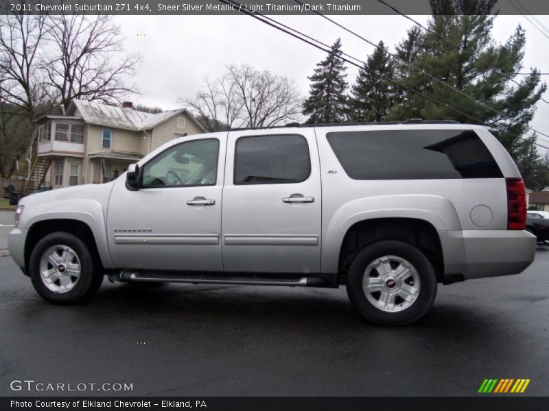 Sheer Silver Metallic / Light Titanium/Dark Titanium 2011 Chevrolet Suburban Z71 4x4