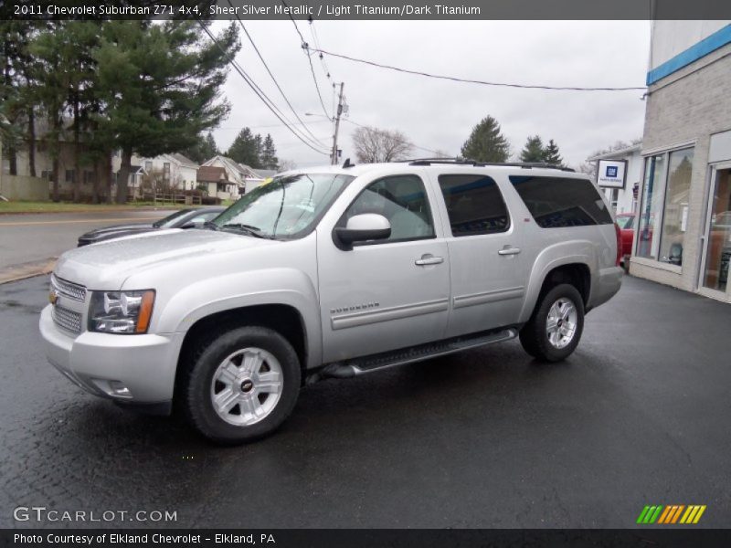 Sheer Silver Metallic / Light Titanium/Dark Titanium 2011 Chevrolet Suburban Z71 4x4
