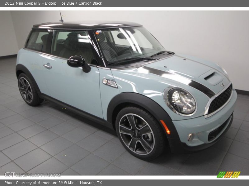 Ice Blue / Carbon Black 2013 Mini Cooper S Hardtop