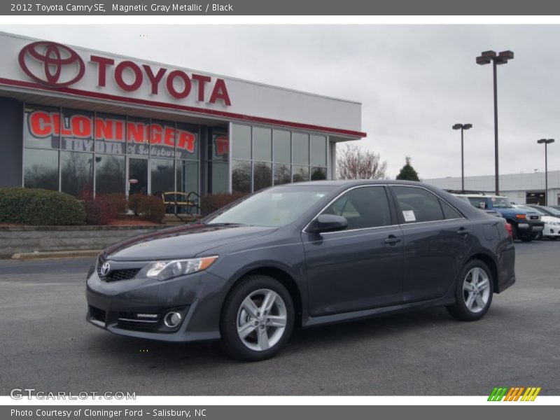 Magnetic Gray Metallic / Black 2012 Toyota Camry SE