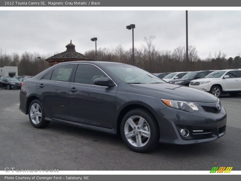 Magnetic Gray Metallic / Black 2012 Toyota Camry SE